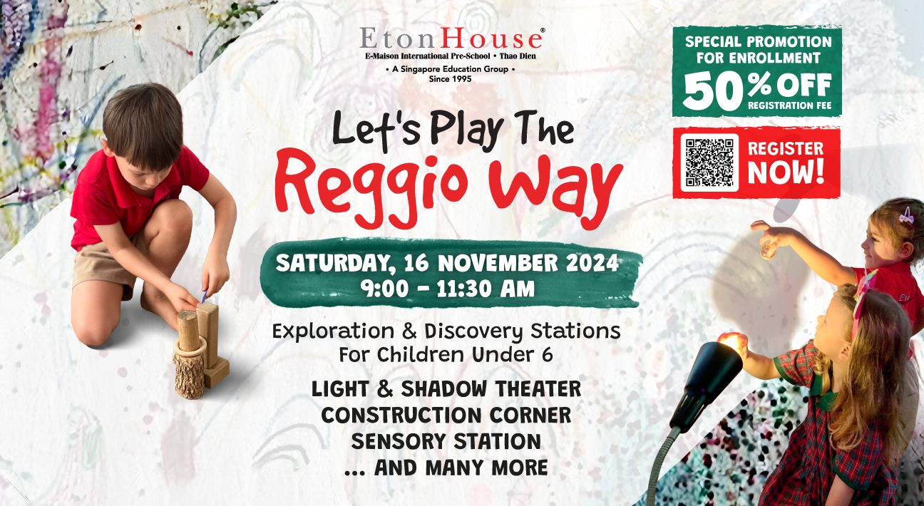 Let’s Play the Reggio Way – 16 November 2024